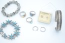 Mixed Jewelry Lot Includes Sterling .925 Stamped Pieces