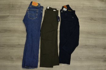 Clothing Lot P: Size 30 Pants - Levis, Penguin, GAP