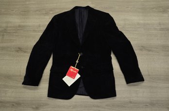 Reporter/Velluto Corduroy Black Blazer Size 46