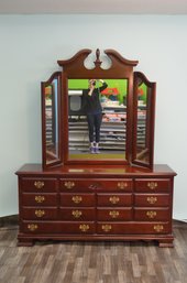 Ashley Furniture Style Dresser With Mirror