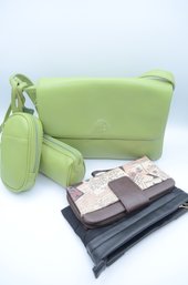 Lot Of 3 Handbags And Wallets: Gianni Bernini, A New Day, Etc.