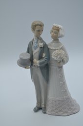 Lladro Spain Number 4808 Wedding Bride And Groom Porcelain Figures RETIRED