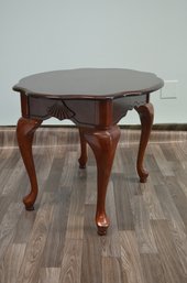 Vintage Mahogany Oval Side Table