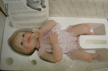 A Gift From Heaven By Karen Scott By The Danbury Mint 15 Inch Porcelain Baby Doll