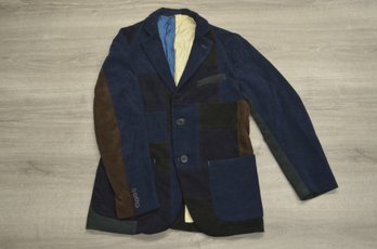 H.R. Market Patchwork Corduroy Bohemian Blazer Jacket