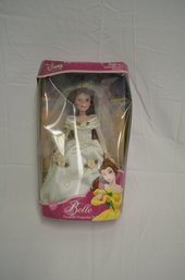 2002 Disney Belle Wedding Dress Porcelain Keepsake Doll By Brass Key Collectibles
