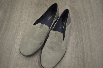 Cole Haan Tagged Grey Suede Slip On Grand Horizons Loafers