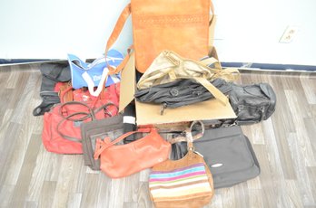 Large Lot Of Handbags And Other Bags