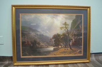 Large Gilded Frame Classic Landscape Print