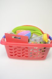 Basket Of Plasticware
