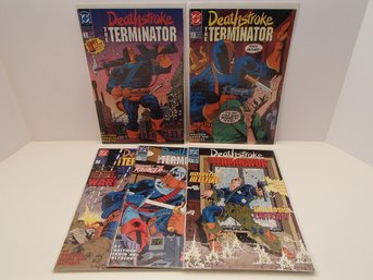 DC Comics Deathstroke The Terminator 1-5 1991