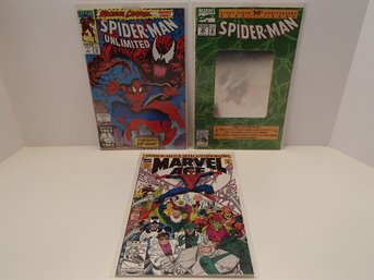 Three Marvel's Spiderman Comics