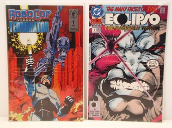 DC Comics Eclipso And Dark Horse Comic Robocop VS The Terminator
