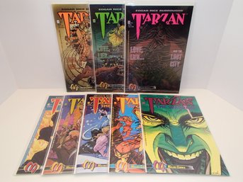Malibu Comics Tarzan Numbers 1-3 & 1-5