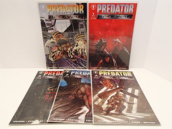 Five Predator Comics Numbers 0-4