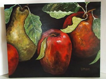 Red Apples Acrylic By Simone