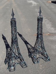 Large Eiffel Towers With Lights
