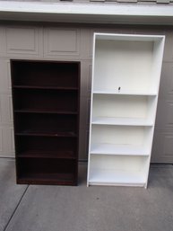 Two Old And New Shelving Units