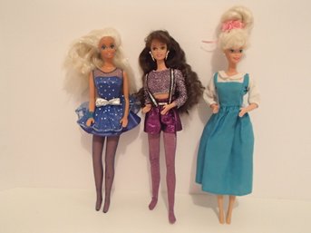 Lot Of Three Barbie Dolls