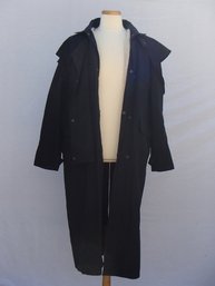 Black Duster With Removable Sheep Lining By Down Under Products