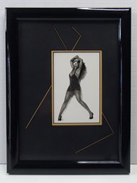 Nicely Framed And Matted Tina Turner Print Wall Art