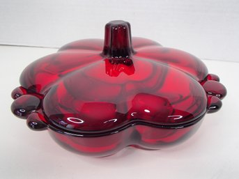 An Elegant Divided Dish With Lid