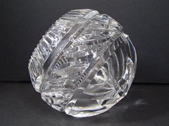 Vintage Crystal Orb Ashtray