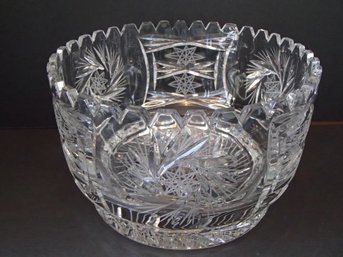 Vintage Heavy Crystal Bowl