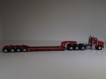 WSI 1:50 Scale Kenworth T800W With Rogers 4 Axle Lowboy Trailer