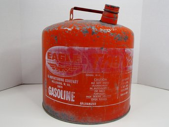 Metal 5 Gallon Gas Can By Eagle
