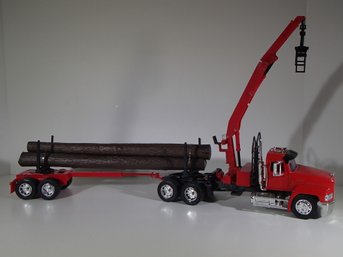 1/32 Scale Mack Log Truck With Self Loader And Logs