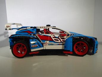 Assembled Lego Technic Rally Car