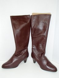 1980's Cobbies Leather Knee High Boots