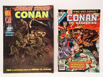 Marvel Conan The Barbarian 1976 And The Savage Sword Of Conan The Barbarian 1975