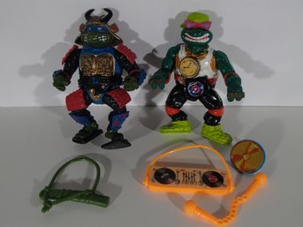 1991 Rappin' Mike 1990 Samurai Leo Ninja Turtles