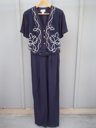 Vintage Pantsuit By Menu Size 8
