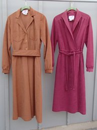 Two Vintage Dresses By Caron Size 6 And Size 8