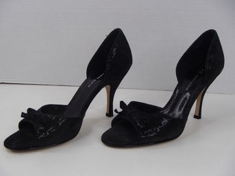 Stylish Vintage Suede High Heels By Anne Klein Size 8M