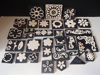 Flowered And Decorative Foam Stamps