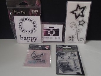 Five Clear Stamps Sets Various Brands