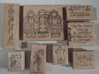 1998 Stampin Up Christmas Lot Of Eight