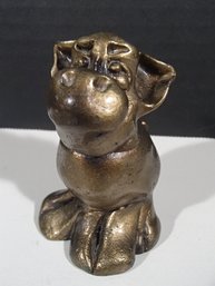 Vintage Solid Brass Cutest Hippo