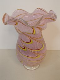 Stunning Art Glass Vase