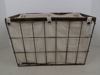 Lined Wire Basket