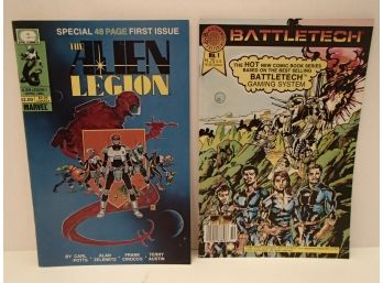 Grouping Of Two Comic Books