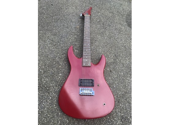 Red Yamaha 38 Electric Guitar