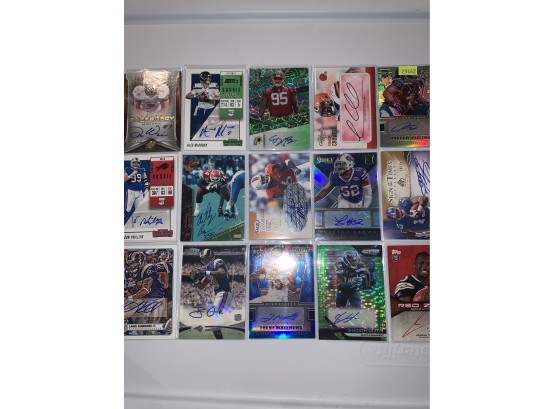 NFL Star RC And Limited Autographed Lot