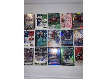 NFL Star RC And Limited Autographed Lot