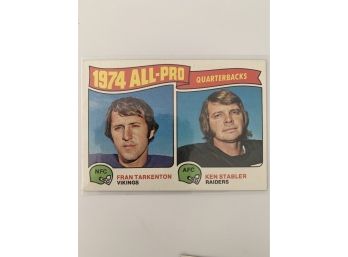 1974 All-Pro Quarterbacks