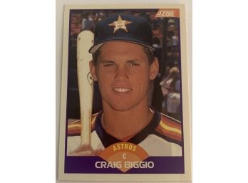 1989 CRAIG BIGGIO ROOKIE CARD